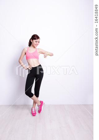 Sport Woman with health figure 16418849