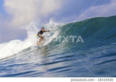 Surfing a wave Surfing a wave 16419580
