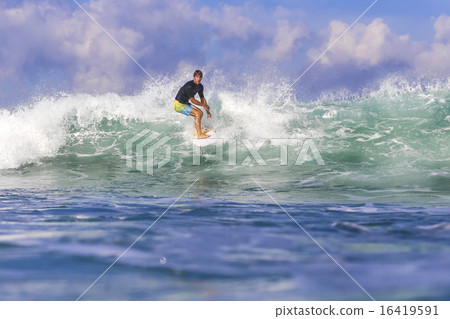 Surfing a wave Surfing a wave 16419591