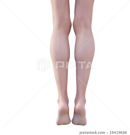 Female bare feet body part perming 3DCG illustration material 16419686