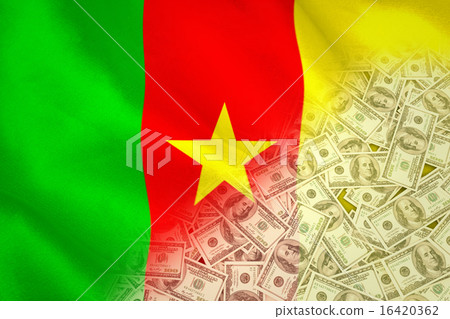 Composite image of pile of dollars Composite image of pile of dollars 16420362