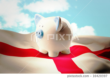 Composite image of piggy bank 16420397