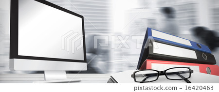 Stock Photo: Composite image of computer screen