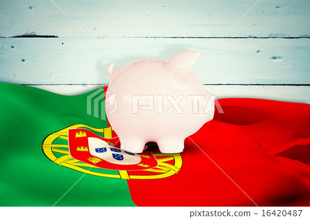 Composite image of piggy bank Composite image of piggy bank 16420487