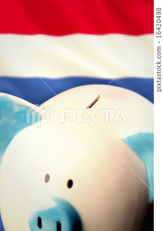Composite image of piggy bank 16420498