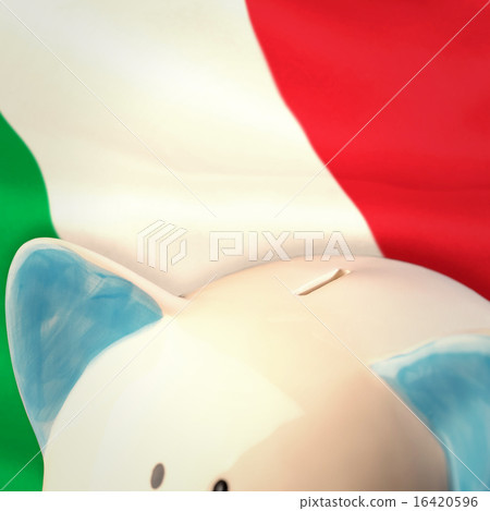 Composite image of piggy bank Composite image of piggy bank 16420596