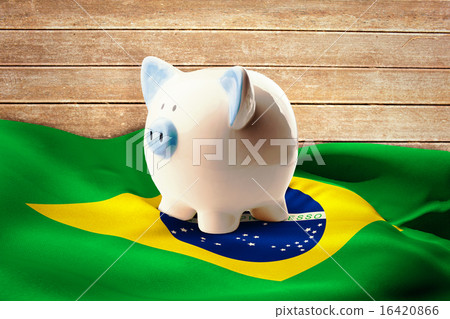 Composite image of piggy bank Composite image of piggy bank 16420866
