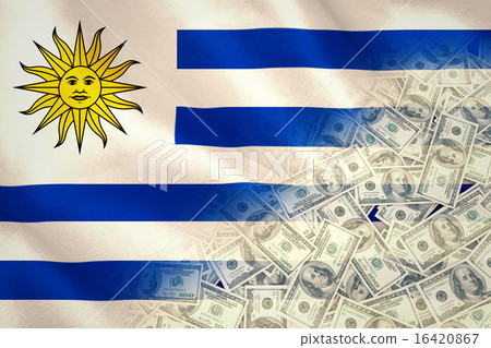 Composite image of pile of dollars Composite image of pile of dollars 16420867