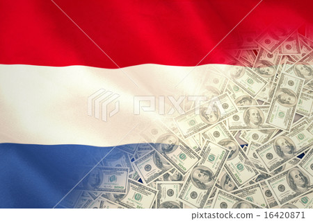 Composite image of pile of dollars Composite image of pile of dollars 16420871