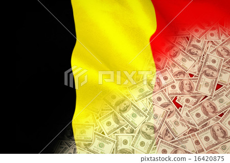 Composite image of pile of dollars Composite image of pile of dollars 16420875