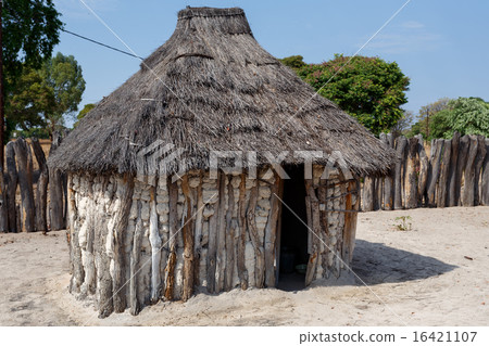 traditional african village with houses traditional african village with houses 16421107
