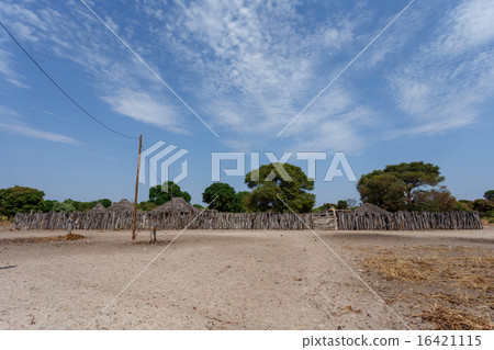 traditional african village with houses traditional african village with houses 16421115