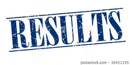 results blue grunge vintage stamp 16421195