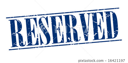 reserved blue grunge vintage stamp  16421197