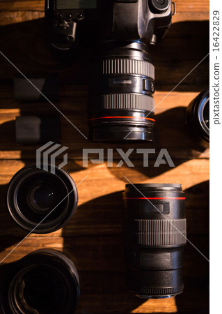 A vintage camera with retro revival and lens cap A vintage camera with retro revival and lens cap 16422829