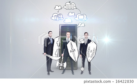 Composite image of corporate army Composite image of corporate army 16422830