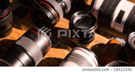 A vintage camera with retro revival and lens cap A vintage camera with retro revival and lens cap 16422936