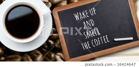 Composite image of white cup of coffee 16424647