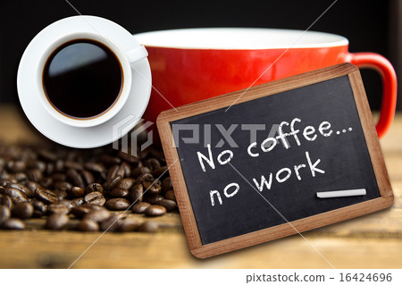 Composite image of white cup of coffee 16424696