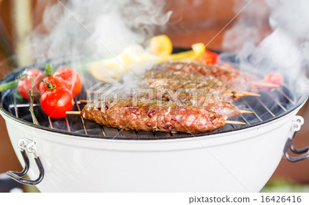 grilling kebabs 16426416