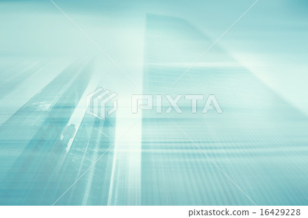 blue blurred background skyscrapers city blue blurred background skyscrapers city 16429228
