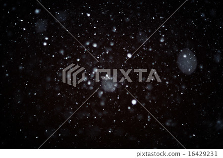 snow bokeh texture on black background snow bokeh texture on black background 16429231