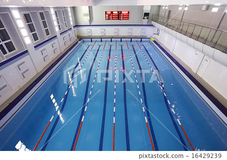 Swimming pool top view 16429239