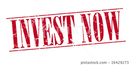 invest now red grunge vintage stamp invest now red grunge vintage stamp 16429273