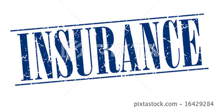 insurance blue grunge vintage stamp 16429284