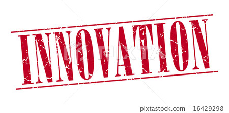 innovation red grunge vintage stamp - Stock Illustration [16429298] - PIXTA