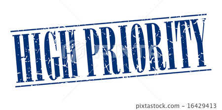 high priority blue grunge vintage stamp high priority blue grunge vintage stamp 16429413
