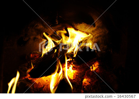 texture of fire on a black background flash texture of fire on a black background flash 16430567