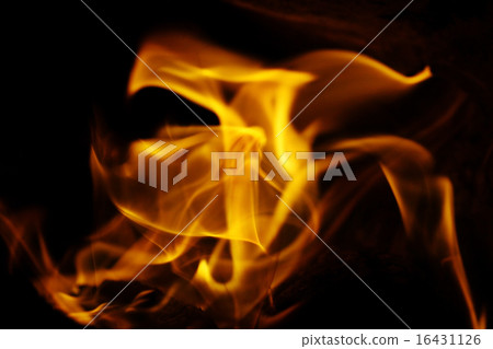 texture of fire on a black background flash texture of fire on a black background flash 16431126