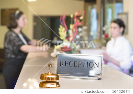 Customer at Reception Customer at Reception 16432674