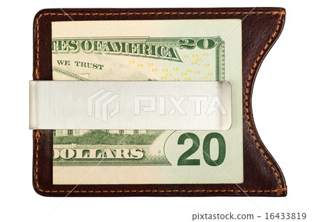 Dollars in money clip. 16433819