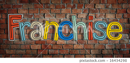 The Word Franchise on a Brick Wall 16434298