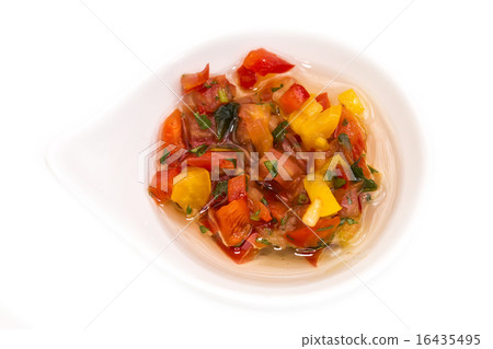 sauces on a white background in the restaurant sauces on a white background in the restaurant 16435495