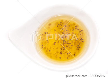 sauces on a white background in the restaurant 16435497