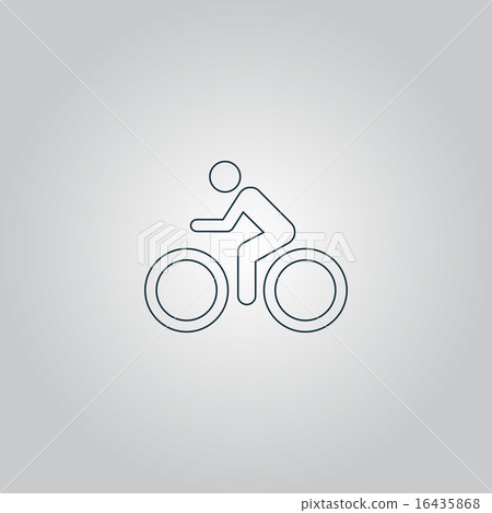 cycling road icon cycling road icon 16435868