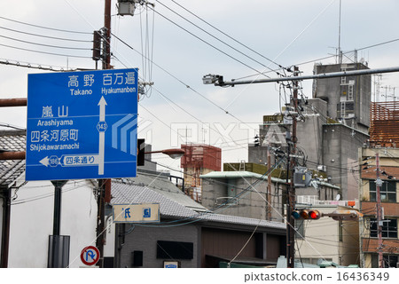 Gion road sign 16436349