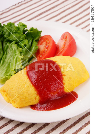 Omelette rice  16437004