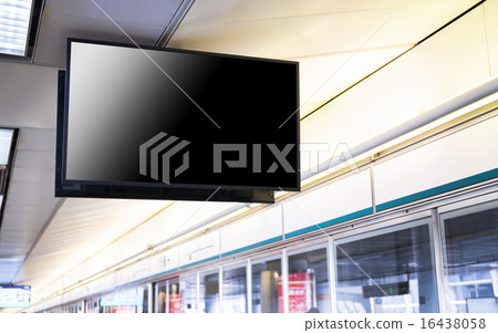 LCD Screen at public transportation terminal 16438058