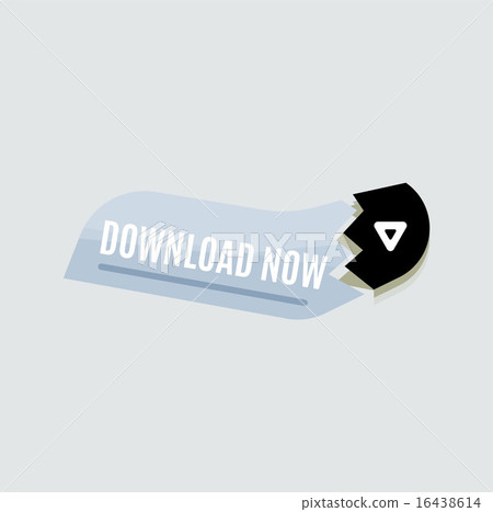 Colorful download web button. Modern flat design. Colorful download web button. Modern flat design. 16438614