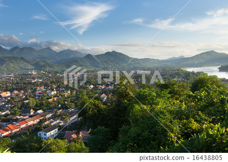 Evening view over Luang Prabang, Laos 16438805