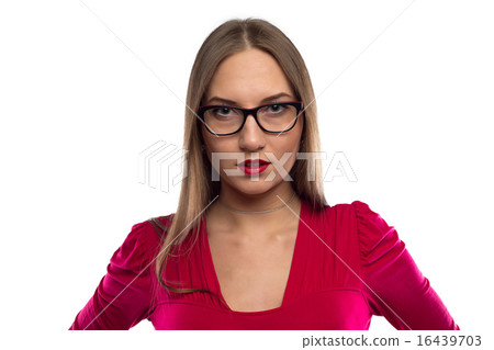 Photo beautiful woman in glasses 16439703