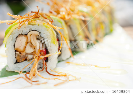 Japanese sushi rolls Maki Sushi Japanese sushi rolls Maki Sushi 16439804