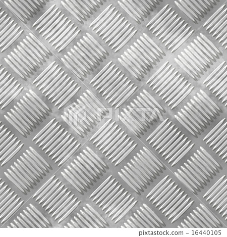 Illustration of the diamond metal plate with ribs. 16440105