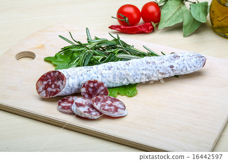 Spanish sausage - fuet 16442597