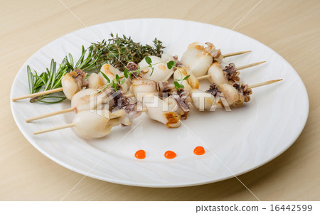 Grilled cuttlefish 16442599