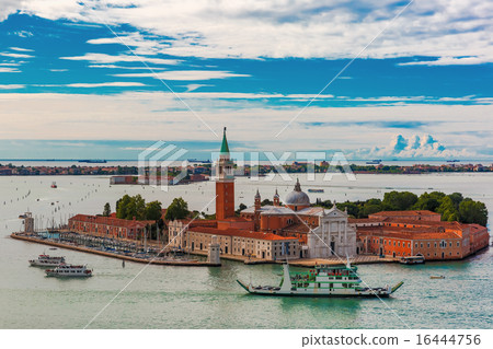 San Giorgio Maggiore island to Venice, Italy 16444756